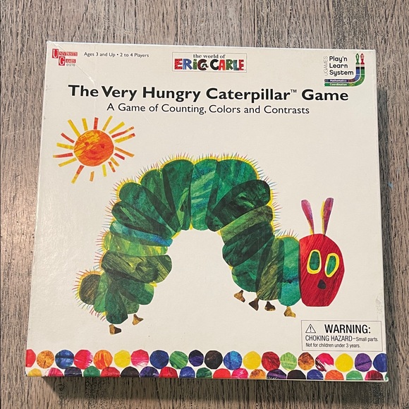 The Very Hungry Caterpillar Game by University Games - Green and Red - Picture 1 of 3